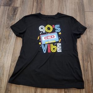 90s Vibes with Cassette‎ Shirt - Womens size large